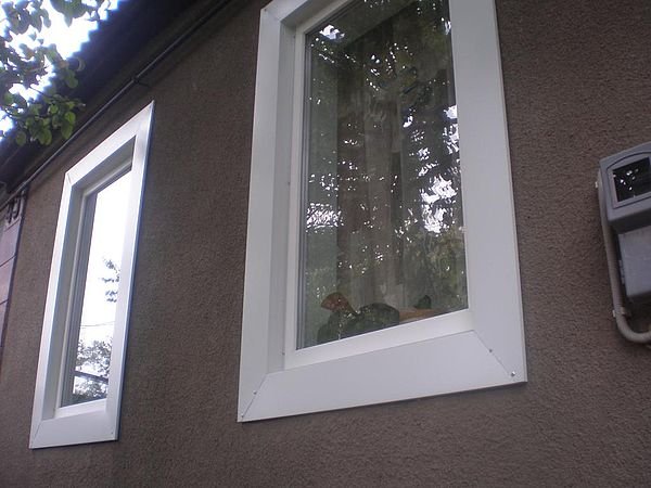Одностворчатое пластиковое окно ПВХ Клин