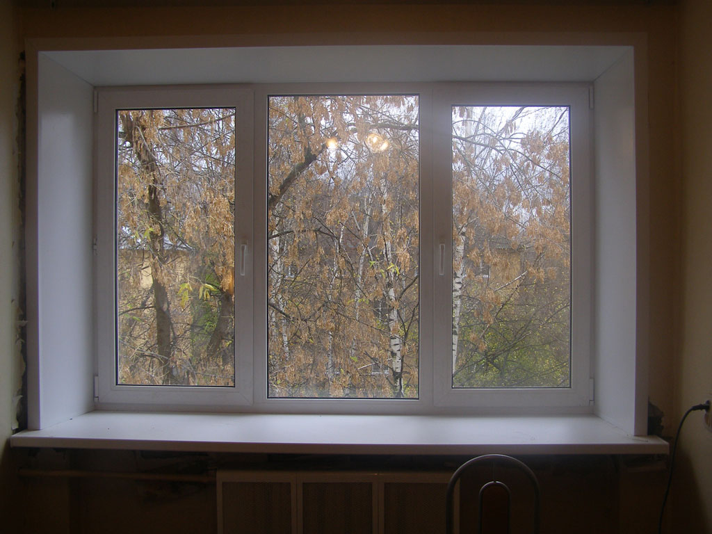 Готовые пластиковые окна для дачи и дома Клин